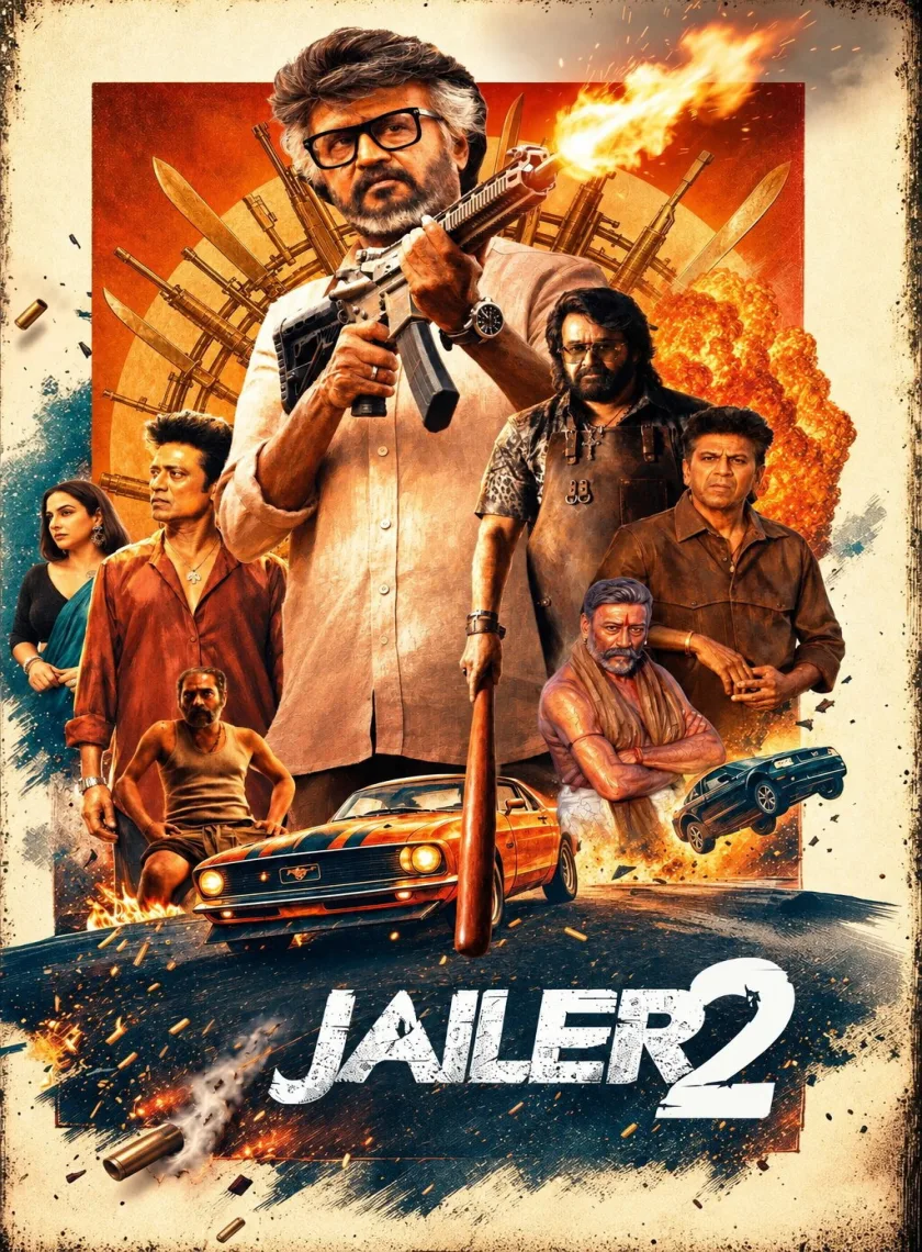 Jailer 2 (2026) South Hindi Dubbed Movie HQCam
