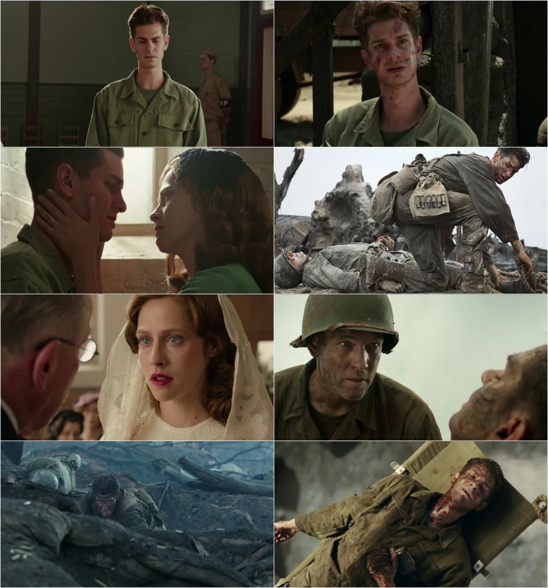 Hacksaw Ridge (2016) (Hindi HQ + English) Dual Audio Hollywood Movie BluRay HD ESub screenshot